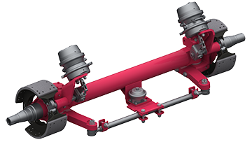 forced steer heavy duty axle