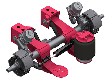 forced steer heavy duty axle